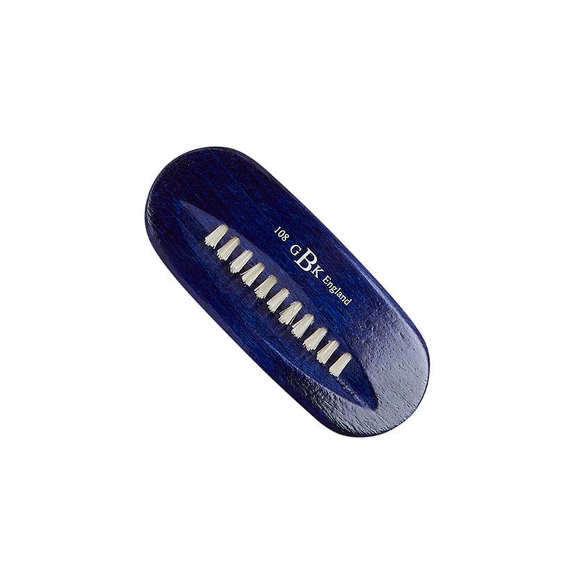 Nail Brush in Blue Stained Wood - ART 8S NAVY